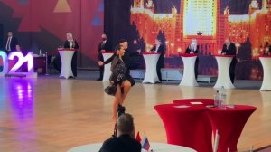 Кубок ФТСАРР Сеньоры-2 10 танцев, 19 декабря 2021 г. Финал. Джайв. Еськов Олег - Михина Юлия