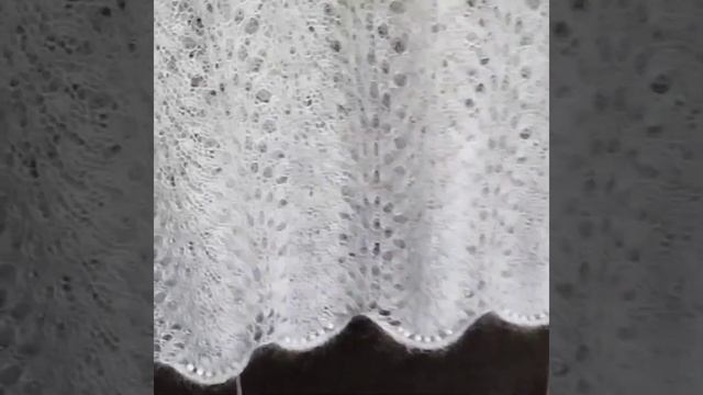 Палантин "Павлинье перо " готов ! смотреть онлайн