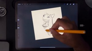 Character Design Drawing on iPad Pro for 3D Sculpting