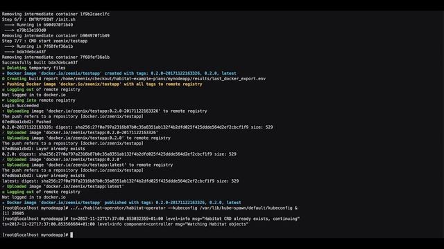 Habitat Kubernetes exporter demo смотреть онлайн