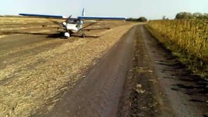 Самолет СП-30. Разбег 20м. SP-30 Aircraft. Take-off lenhgt - 20m.