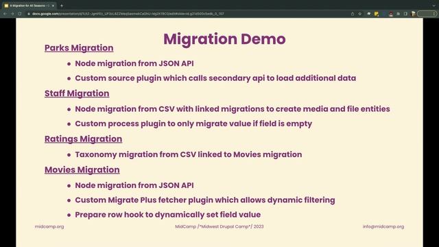 A Migration for All Seasons: Getting Data into Drupal with Custom Migrations