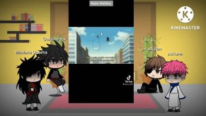 Anime characters reacting to each other ( Aizen)