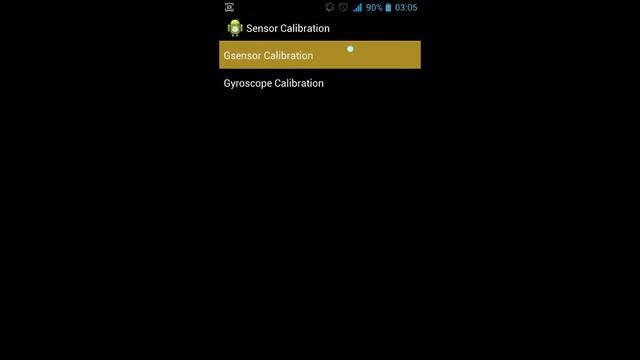 How to calibrate G-Sensor for android phone!