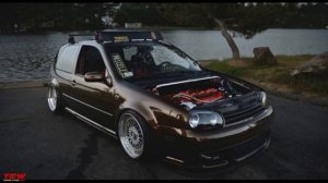 Brown VW Golf MK4 R32 Tuning Project by Billy