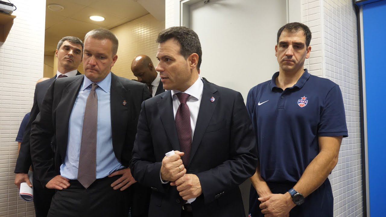 CSKA locker room after win against FC Barcelona