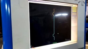 Шаблон на электроэрозионном станке DK7735