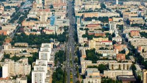 Путешествие по России. Челябинск с высоты птичьего полета