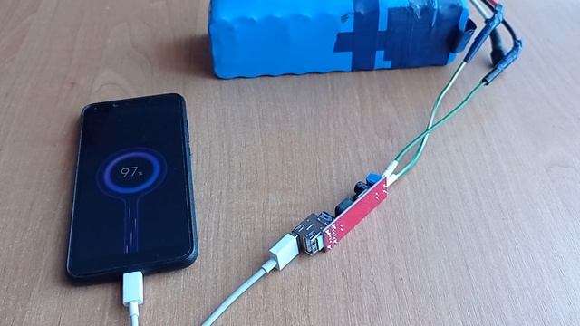 Зарядка телефона от батареи электровелосипеда