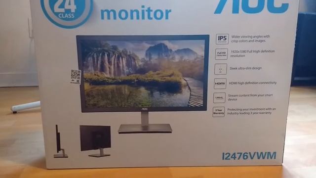 AOC monitor "24" full HD giveaway! WINNER PICK UP смотреть онлайн
