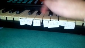 Учимся играть на пианино, В траве сидел кузнечик.