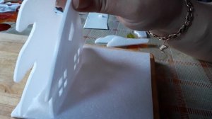 Украшение на окно из потолочной плитки  часть 2?