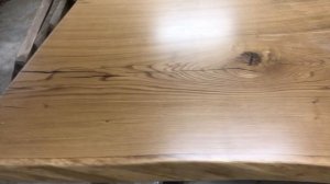 Стол из слэба дуба