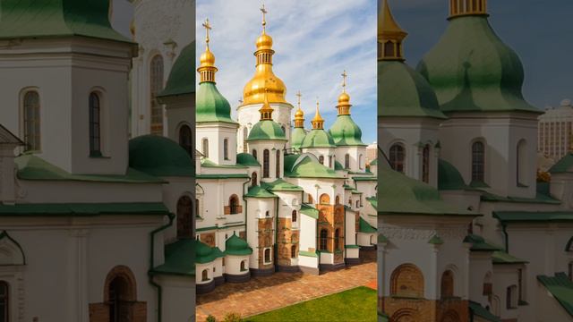 Cool Saint Sophia Cathedral, Kyiv Ukraine UNESCO site