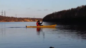 Тестирование на реке Кола каяка. Seabird Afjord.