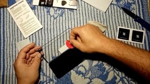 Опыт. Смартфон, замена пленки на стекло.