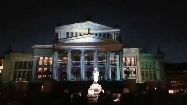 Gendarmenmarkt Жандарменмаркт Festival of Lights Berlin 2017 смотреть онлайн