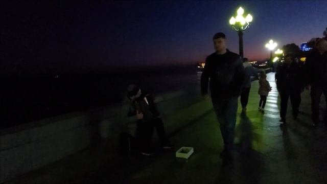 ЯЛТА НАБЕРЕЖНАЯ ВЕЧЕРОМ 21/ 11/ 2021. ЧЕРНЫШ СО МНОЙ / Жизнь в Ялте