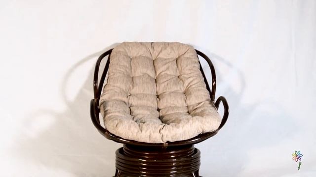 Кресло вращающийся #ротанг #мебель из ротанга #мебельизротанга смотреть онлайн