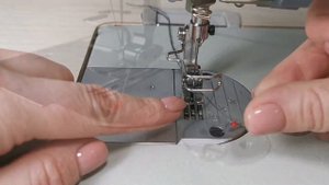 Сборка на ткани без специальной лапки