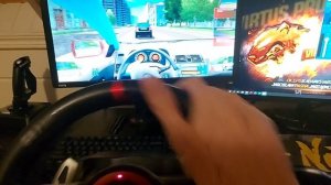 Замер мертвой зоны руля FlashFire Suzuka Racing Wheel ES900R в играх(FH5, Assetto, City Car Driving