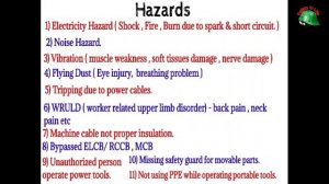 Portable Power Tools Safety in hindi | Power Tools Hazards & Precautions in hindi | Safety is Life