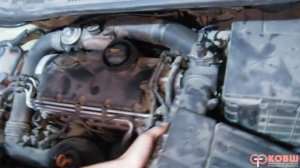 Проверка давления подкачки на VOLKSWAGEN CADDY III 1 9 TDI