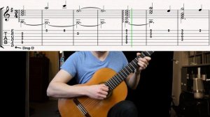 Awake - The Elder Scrolls V: Skyrim (How to Play Easy Guitar Tabs Tutorial  Fingerstyle Theme Cover