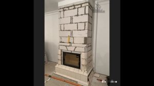 Облицовка камина изразцами