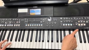 Yamaha PSR - SX600 || Voice setting