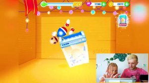 АНТИСТЕРСС против МЕДВЕДЯ В КОРОБКЕ #3 Kick the Buddy Forever Милана и Папа  Играют на FFGTV