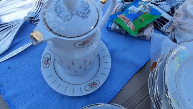 Барахолки Киева.Мотаемся.Цены.Купили фарфор.