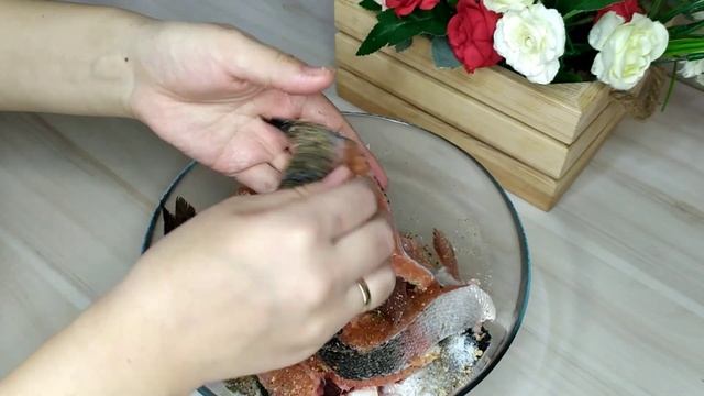 Форель! ФОРЕЛЬ ЖАРЕНАЯ.Жареная форель на сковороде!