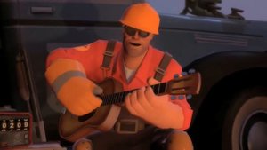 Инженер объясняет Пулеметчику мемы (TF2)