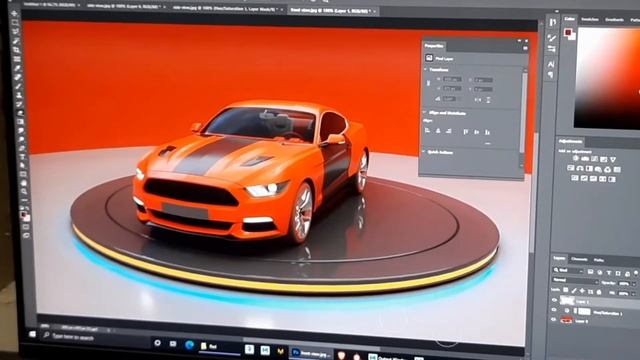 3D Car Model | Photoshop Color Variations Effects ? смотреть онлайн