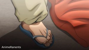 Ханма Юдзиро ставит на место зазнавшегося сына