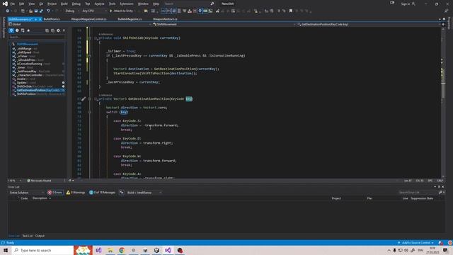 Рывок для персонажа 3D в Unity: пошаговое руководство