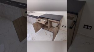 ? Кухня ЭДИНБУРГ 1.0м Железный камень/Дуб крафт серый