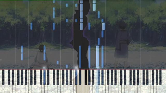 [Naruto Shippuden] OP 15 Guren Piano Synthesia Tutorial смотреть онлайн