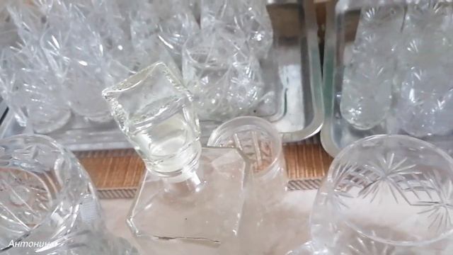 Моя коллекция хрусталя из прошлого века.