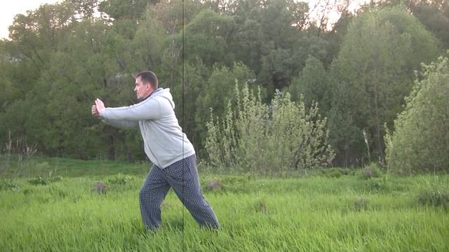 Тайцзицюа́нь (тайчи). Дыхательная гимнастика. Выполняет мой муж. смотреть онлайн