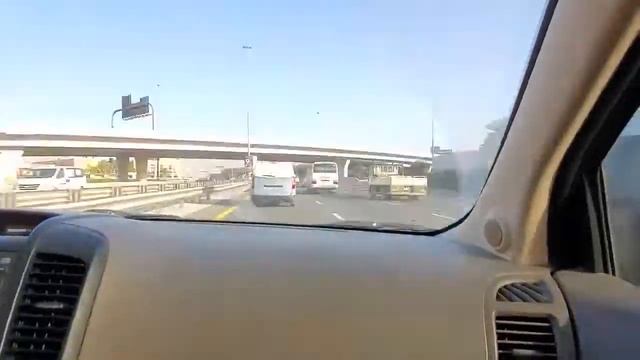 Driving From AJMAN To DUBAI ( pearl jumeirah) смотреть онлайн
