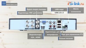 Обзор на Готовый AHD комплект видеонаблюдения Ps-link KIT-A202HD 2Mp