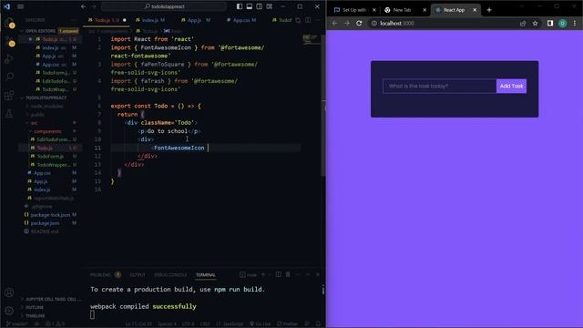 React Todo List App Tutorial - React JS Project Tutorial for Beginners смотреть онлайн