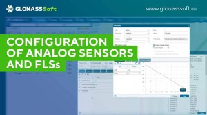 Configuration of analog sensors and FLSs