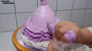 КАК ЛЕГКО И ПРОСТО!!!!!!!   СДЕЛАТЬ ТОРТ БАРБИ  от СЛАДКАЯ КРАСОТА, How to make barbie doll cake