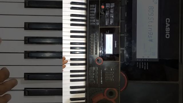 mazhi baay go song | cover on piano instrument | Casio ctx 8000in used headphone смотреть онлайн