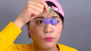 Фиолетовый фуд мукбанг ДОНА DONA