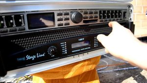 Electro Voice EV ELX112 + IMG Stage Line STA amplifier sound test