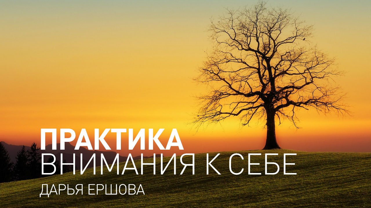 Майндфулнесс медитация. Практика внимания к себе.